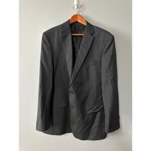 Men’s Size 46L Gray Calvin Klein Sports Jacket Blazer